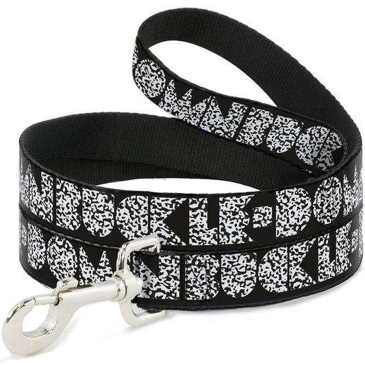 Dog Leash - BUCKLE-DOWN Shapes Black/Camo White/Black