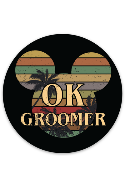 OK Groomer sticker