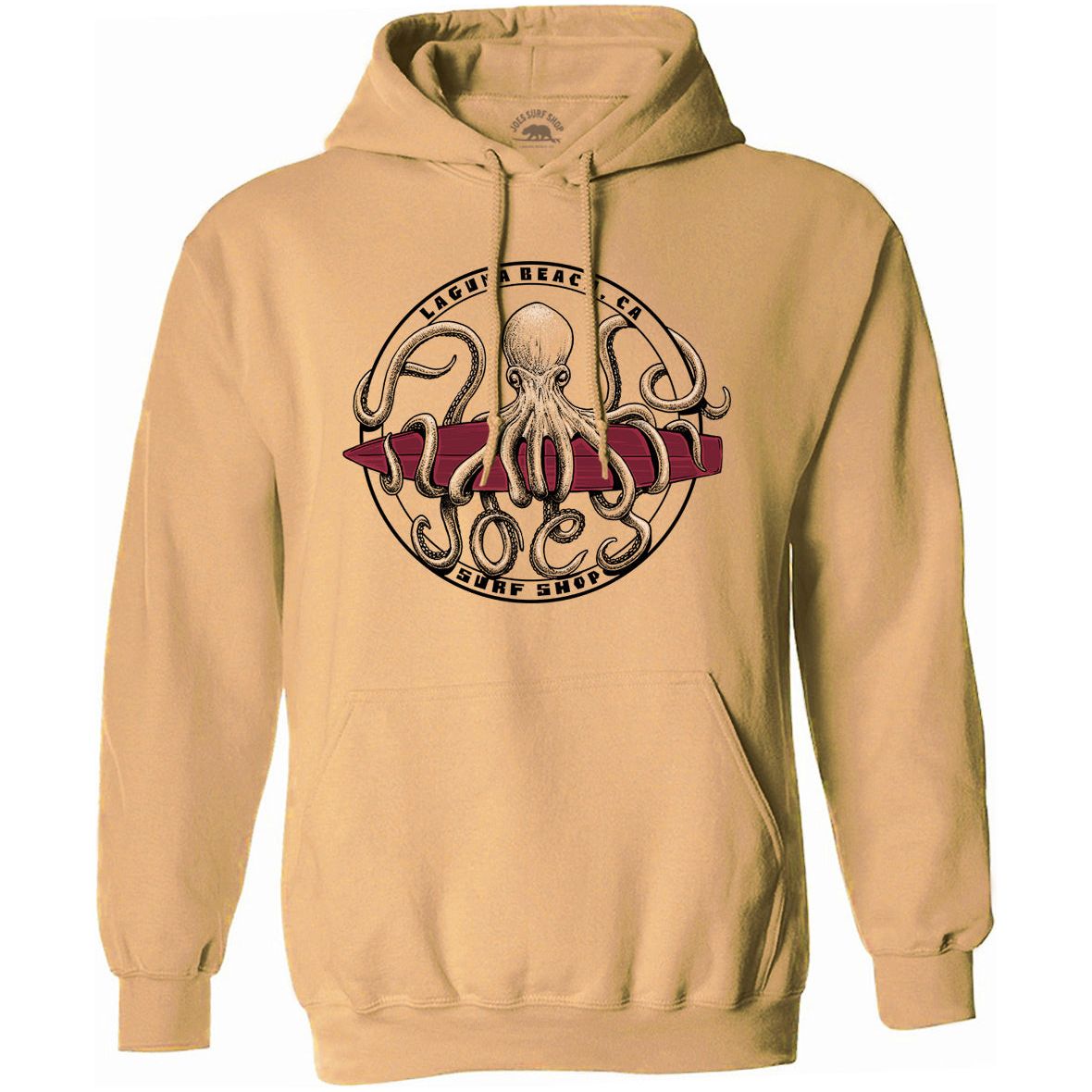 Joe's Surf Shop Octopus Meets Surfboard Hoodie