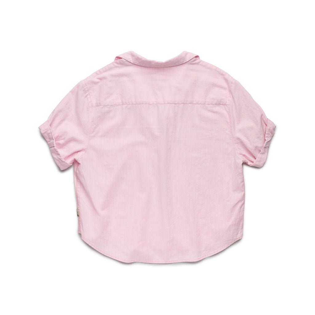 Olivia Slub Popover - Pink