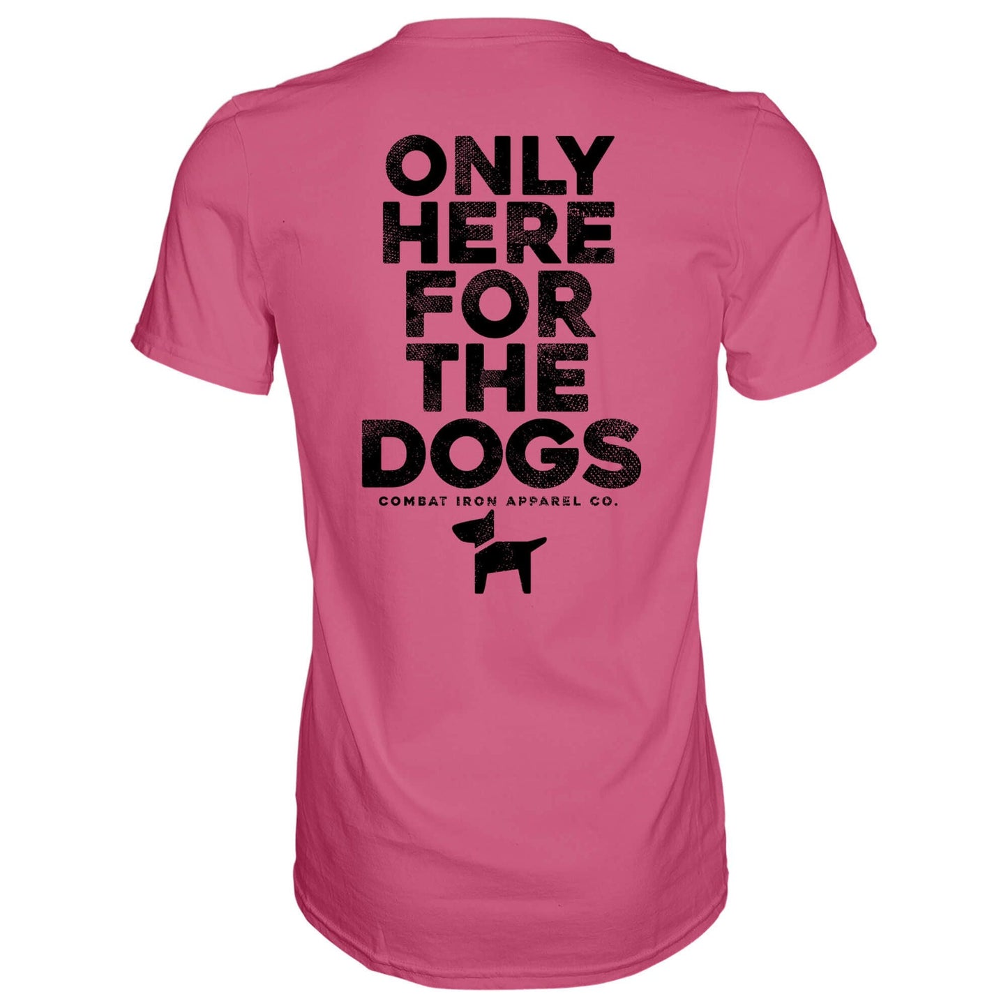 ONLY HERE FOR THE DOGS MEN'S T-SHIRT