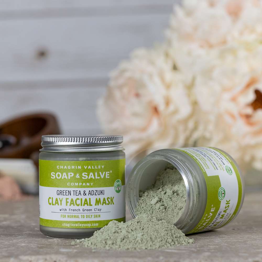 Clay Face Mask: Green Tea & Adzuki