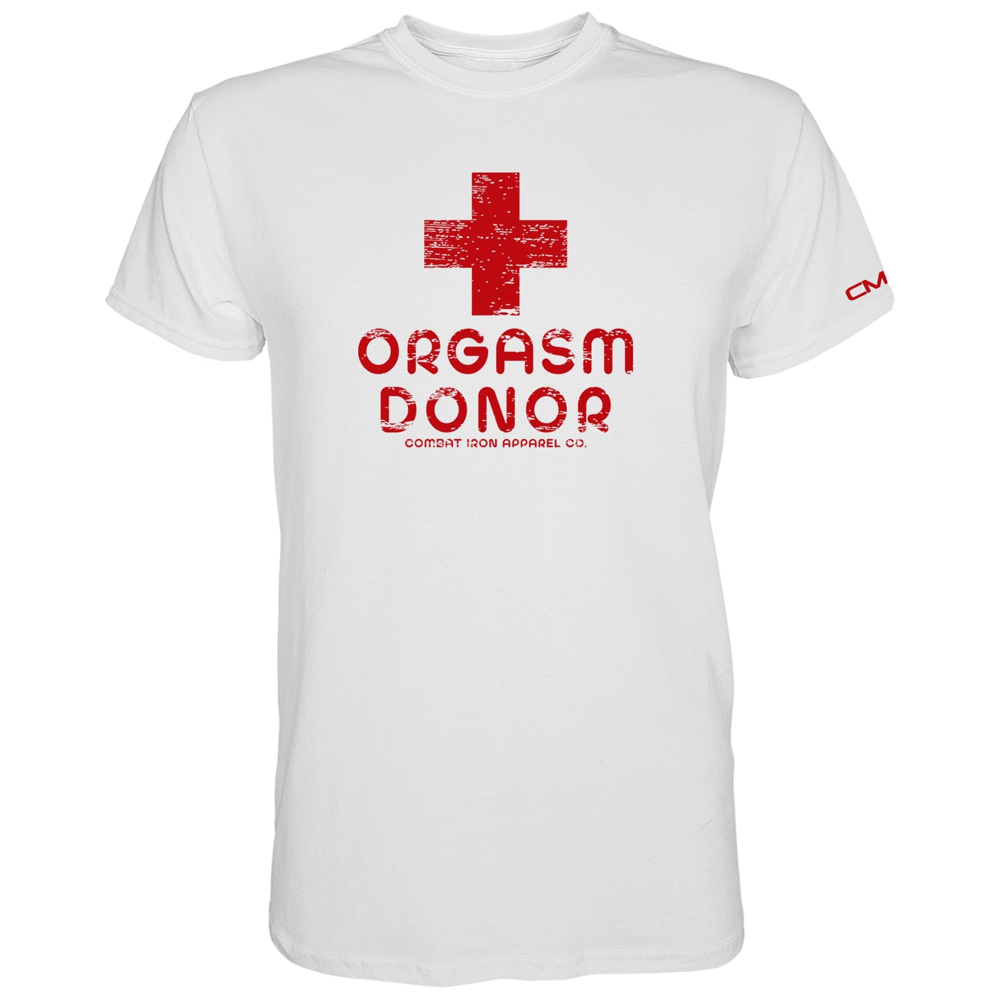 Orgasm Donor Red Cross Men's T-Shirt