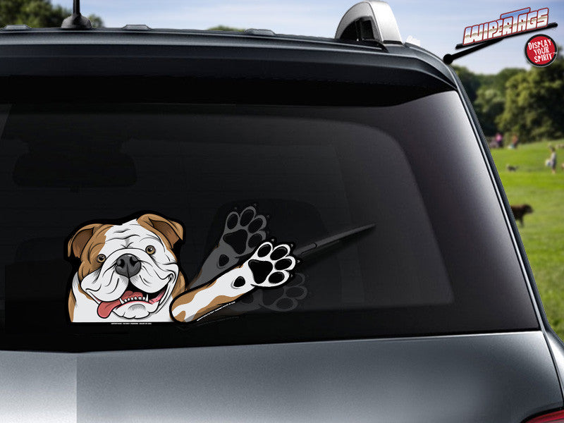 Otis the Bulldog Waving WiperTags