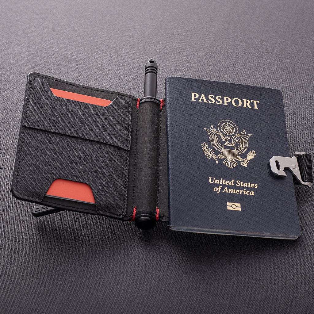 P01 PIONEER™ TRAVEL WALLET with PEN & NOTEBOOK