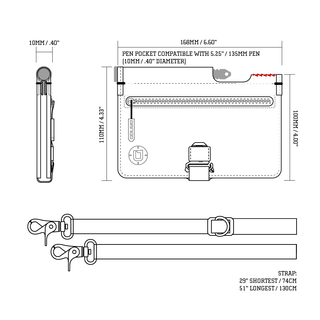 P02 PIONEER™ TRAVEL WALLET + DANGO PEN - BUNDLE