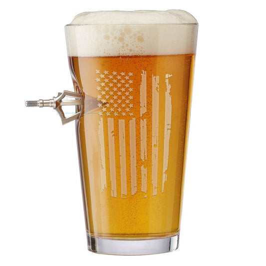 Patriotic Broadhead Pint Glass