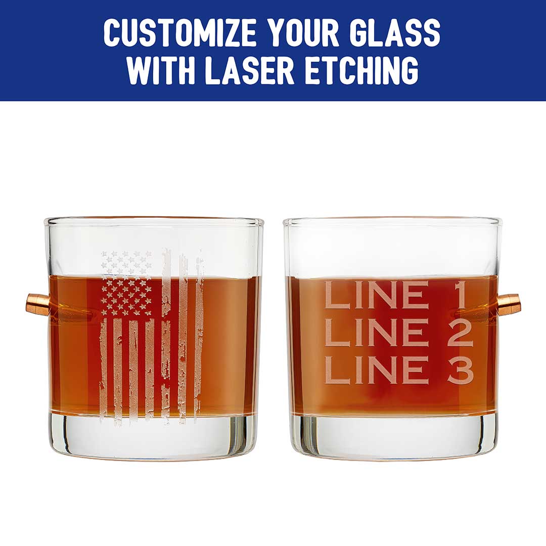 Patriotic Rocks Glass - 11oz