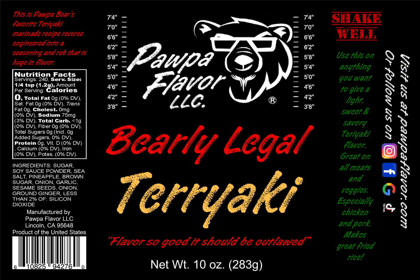 Bearly Legal Terryaki