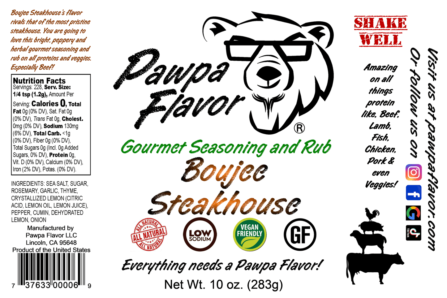 Pawpa Flavor Boujee Steakhouse