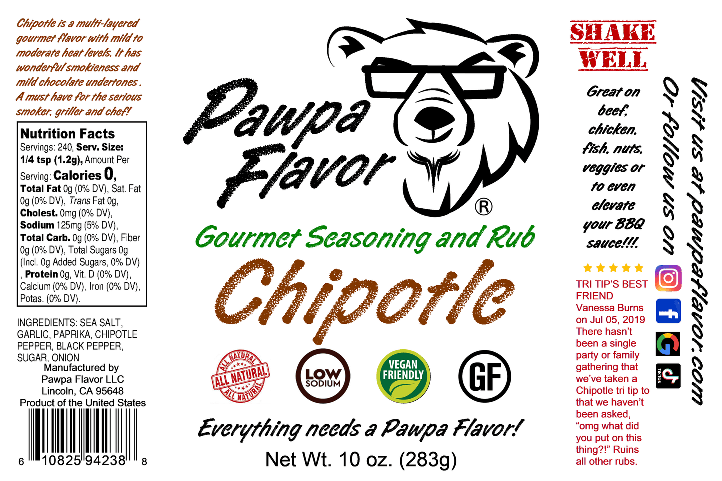 Pawpa Flavor Chipotle