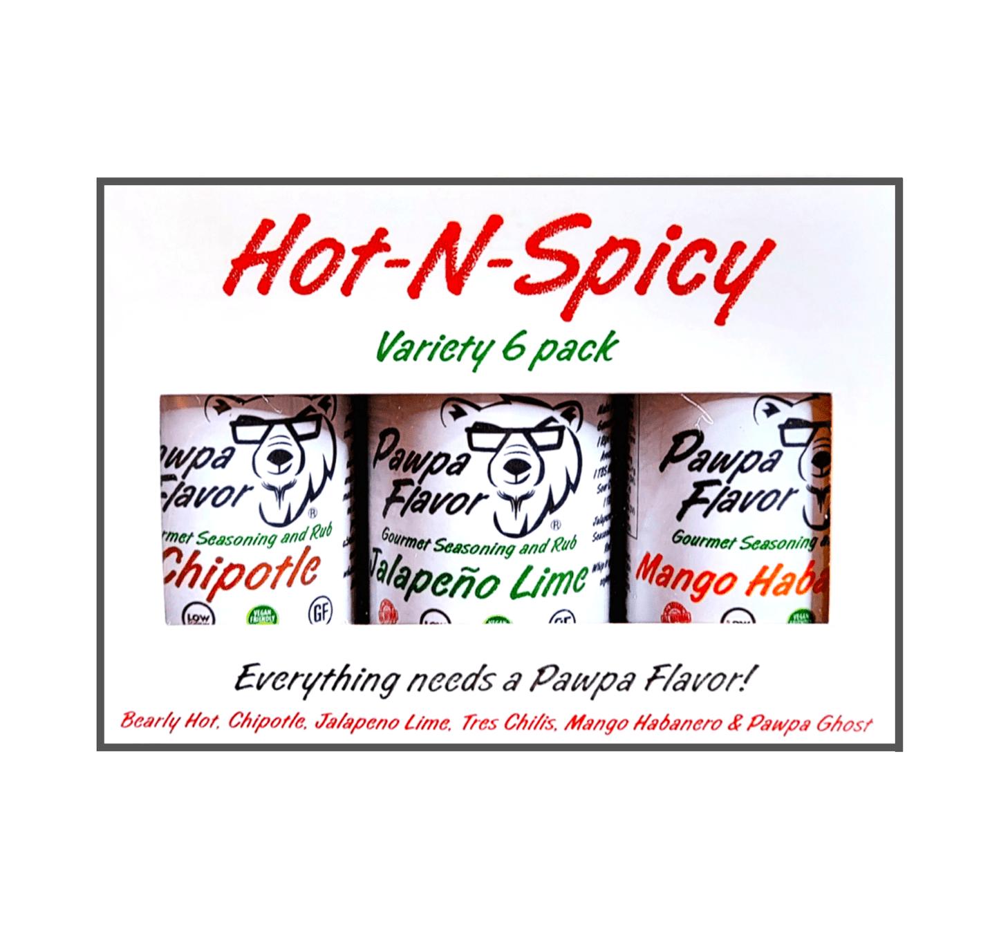 Pawpa Flavor Hot-N-Spicy 6 Pack