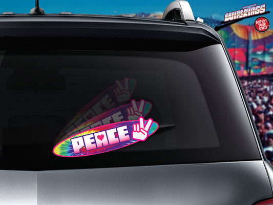 Peace Tie Dye WiperTags