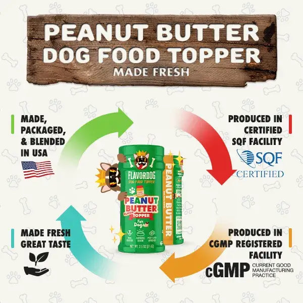 Peanut Butter Flavored - Dog Food Topper