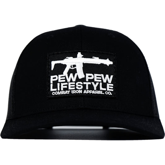 Pew Pew Lifestyle Patch Mid-Profile Mesh Snapback