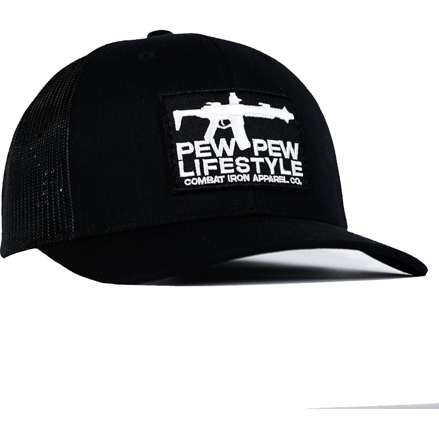 Pew Pew Lifestyle Patch Mid-Profile Mesh Snapback