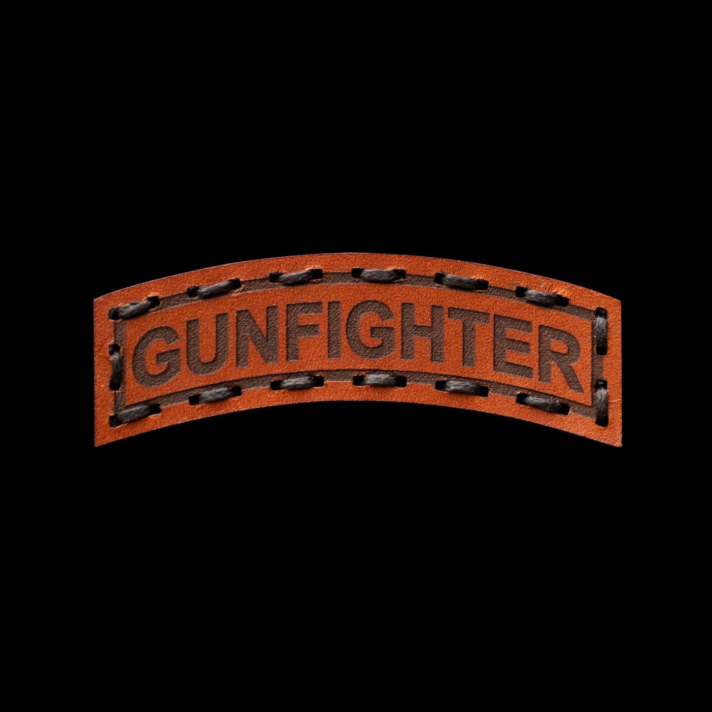 GUNFIGHTER GENUINE LEATHER TAB PATCH