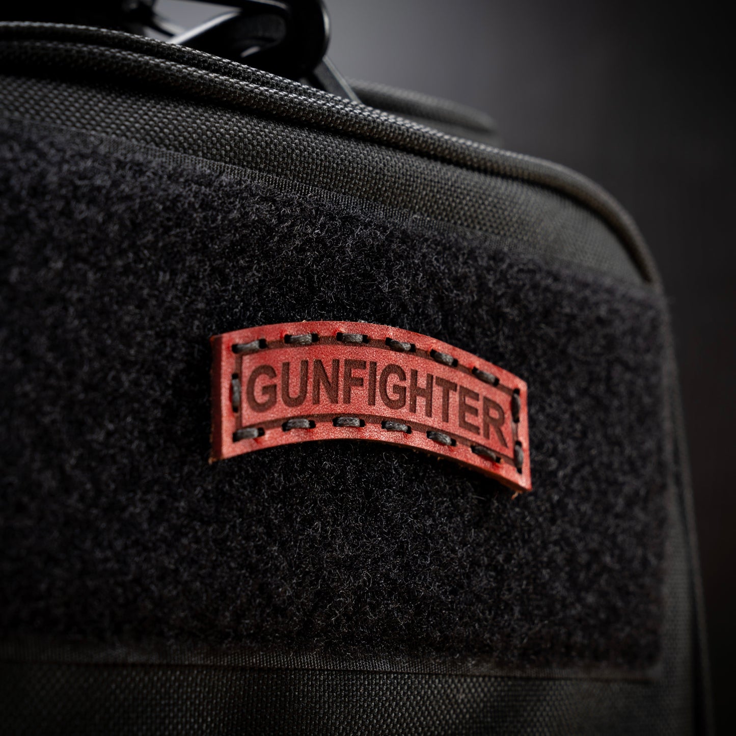 GUNFIGHTER GENUINE LEATHER TAB PATCH