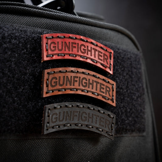 GUNFIGHTER GENUINE LEATHER TAB PATCH