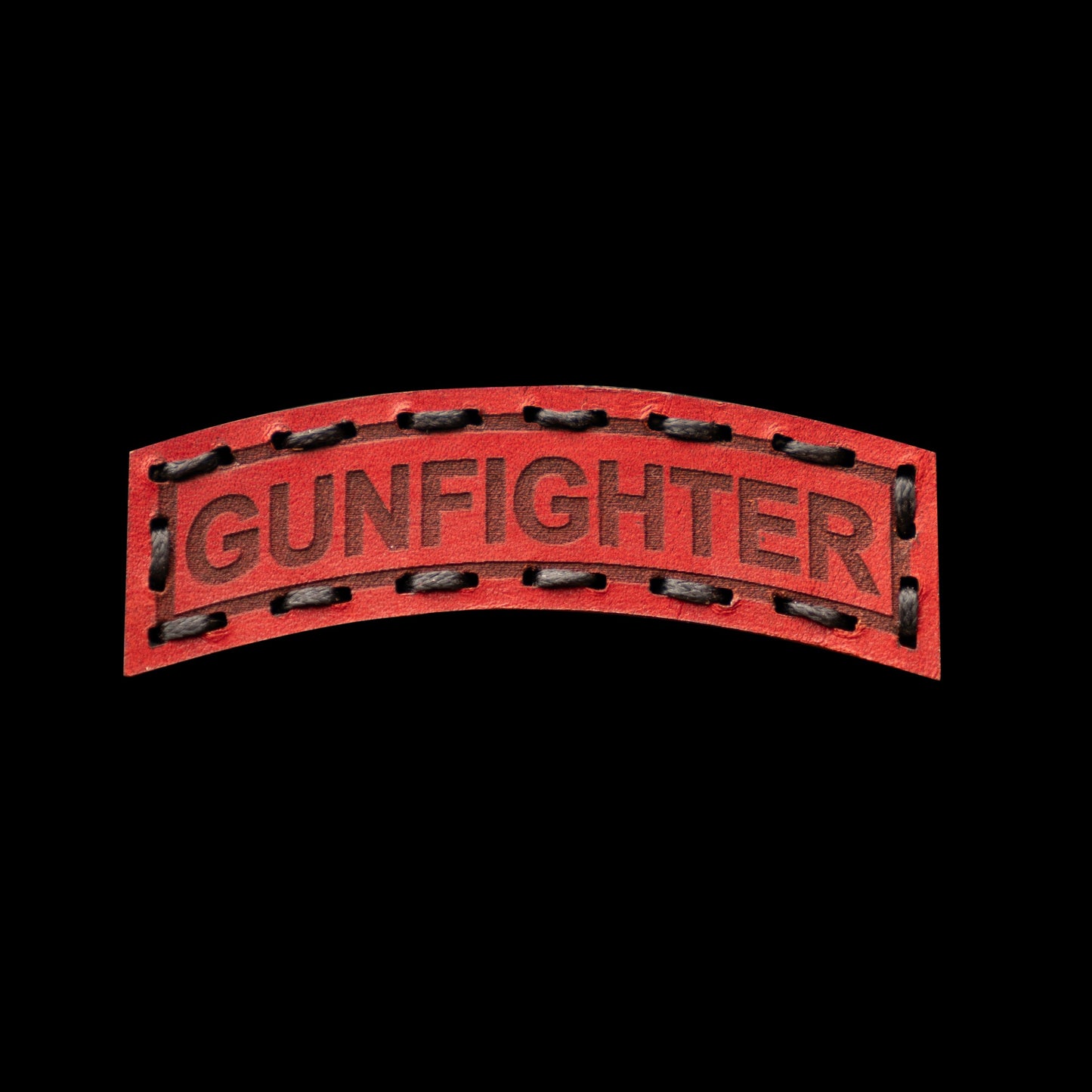 GUNFIGHTER GENUINE LEATHER TAB PATCH