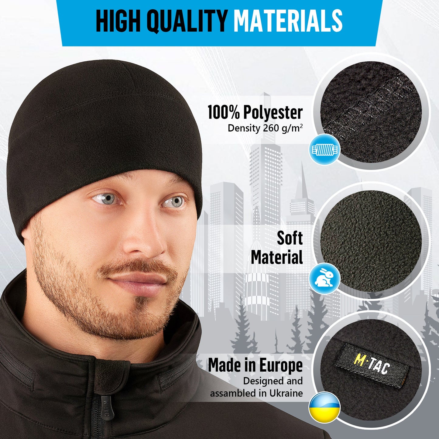 M-Tac Fleece Watch Cap (270 g/m2)