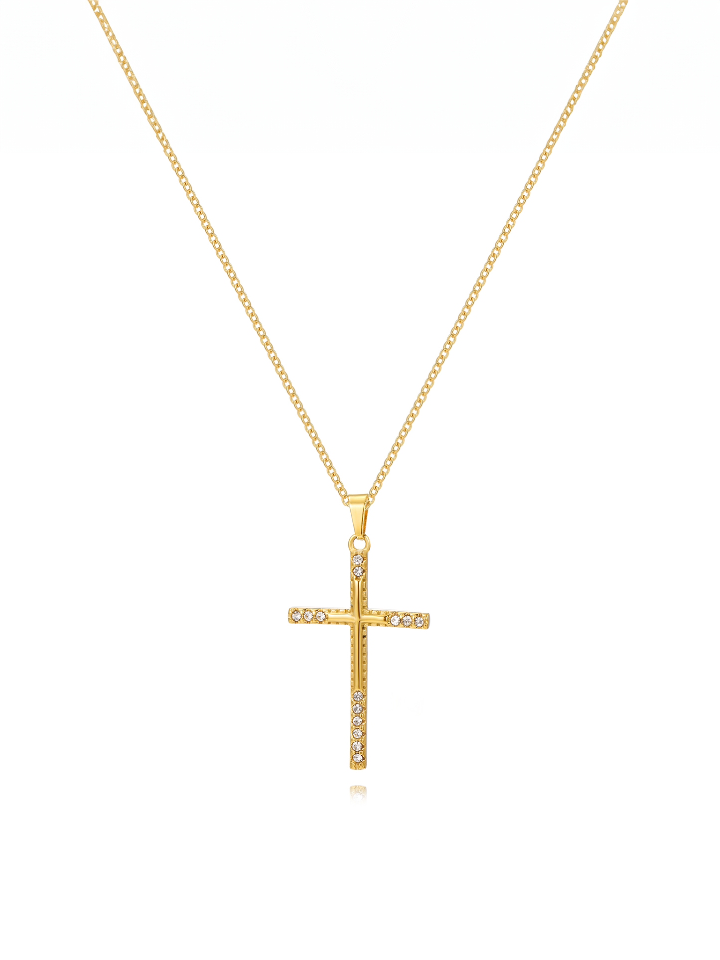 Layered Cross Necklace