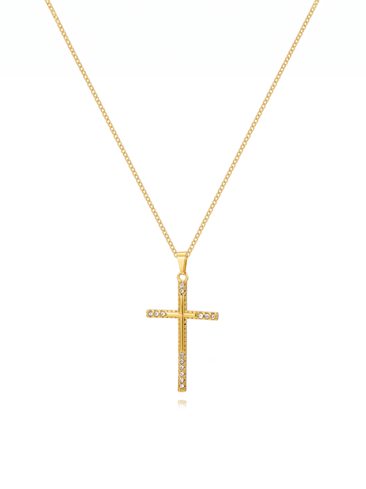 Layered Cross Necklace