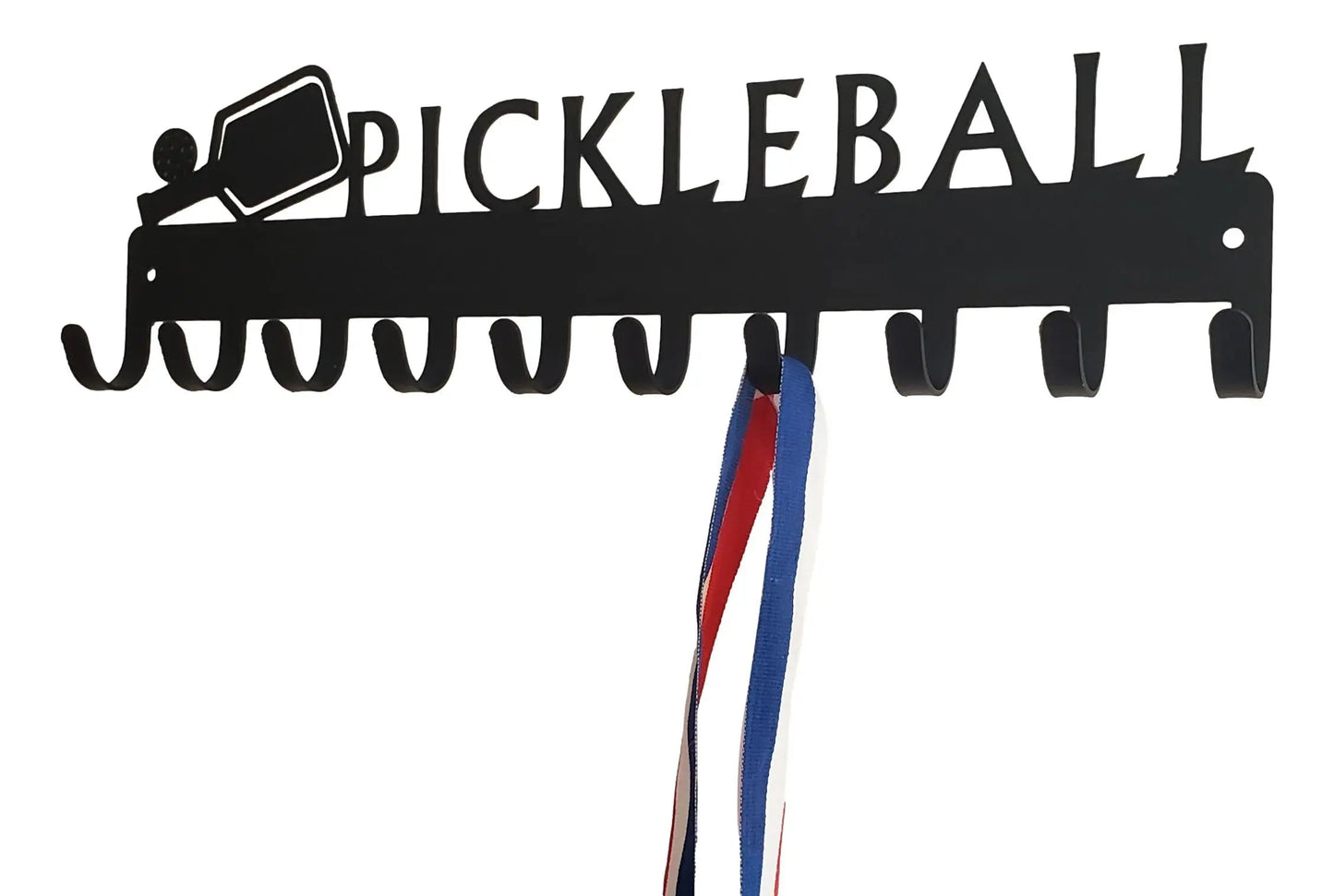 Pickleball Medal Hanger with 10 Hooks: A Perfect Pickleball Gift!