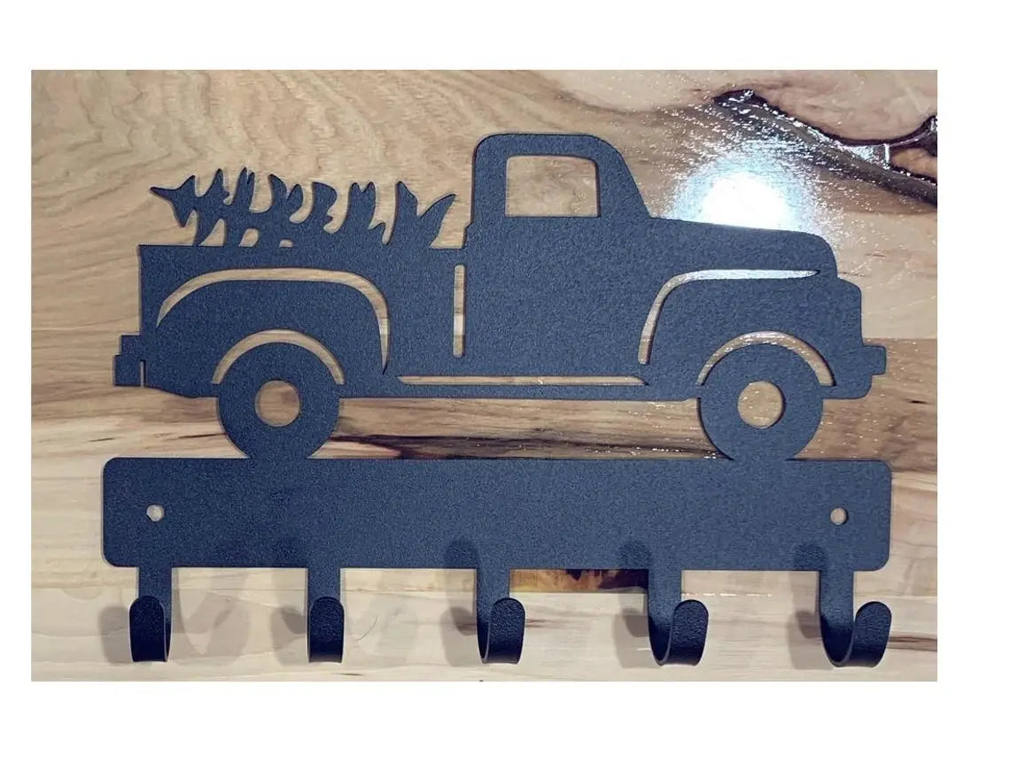 Pickup Truck and Christmas tree Key Hanger