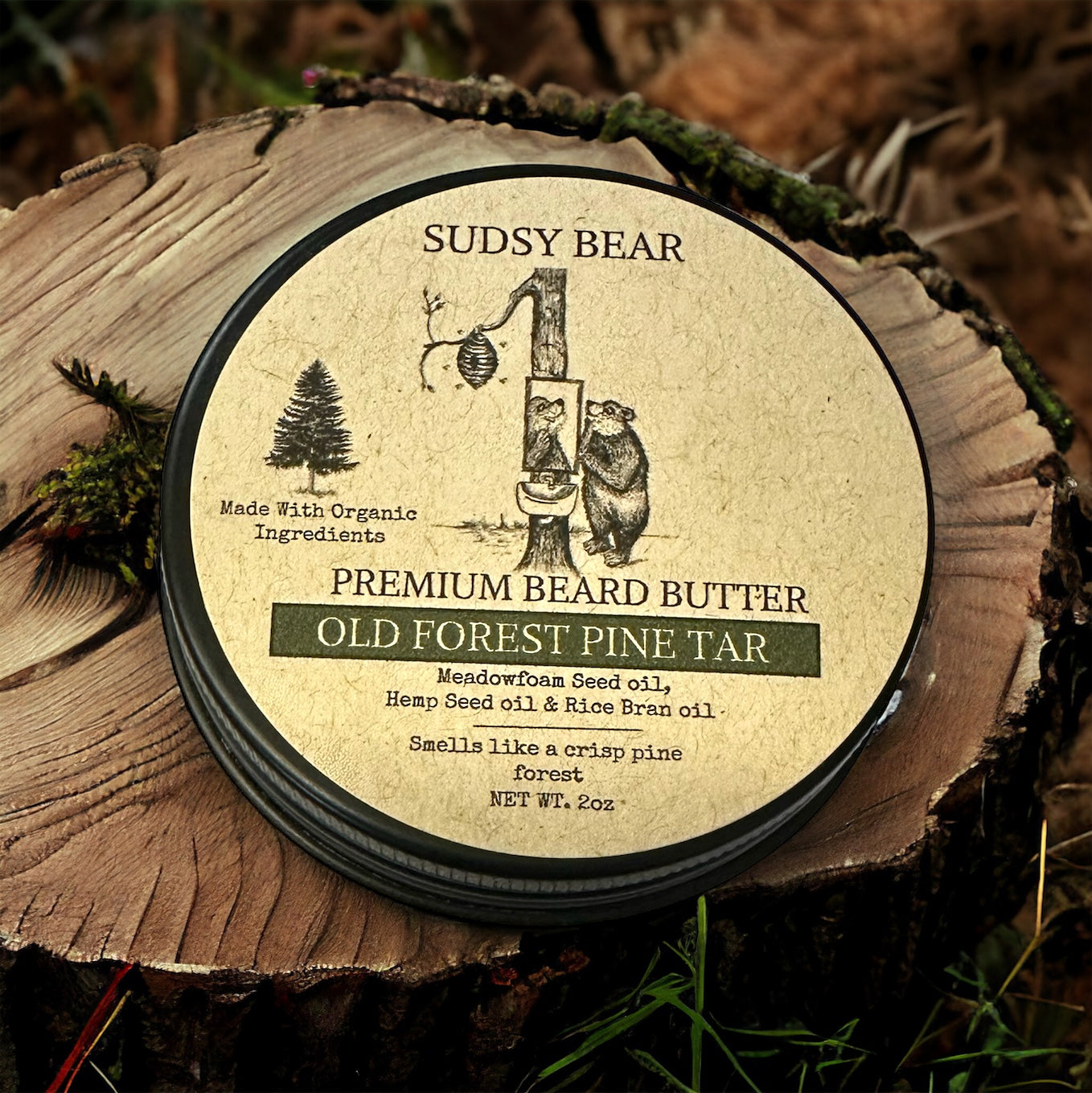 Old Forest Pine Tar-Premium Beard Butter