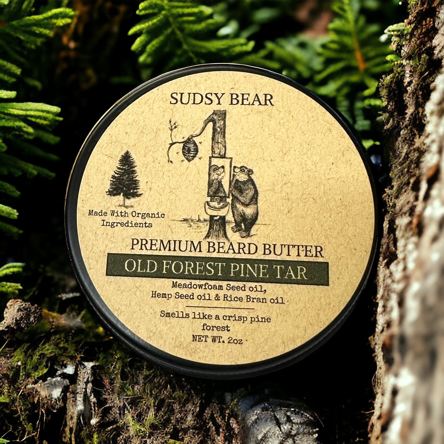 Old Forest Pine Tar-Premium Beard Butter