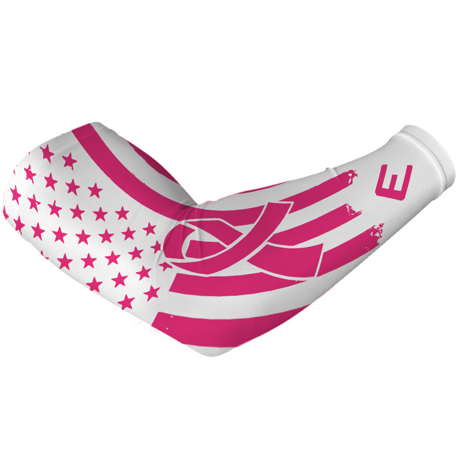 Pink USA Flag Arm Sleeve