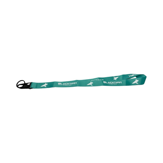 BlacktipH Aqua Lanyard with Crane clip