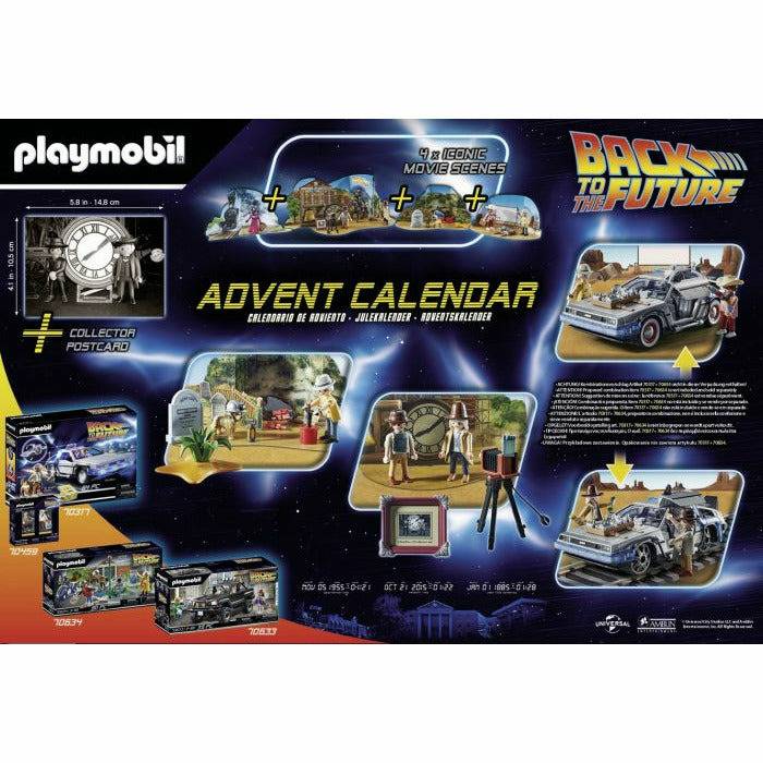 Playmobil Back to the Future Part III 75-piece Advent Calendar with 7 vinyl figures