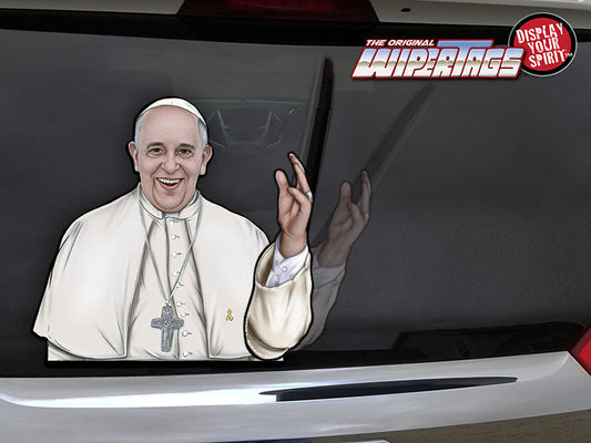 Pope Francis I Waving WiperTag