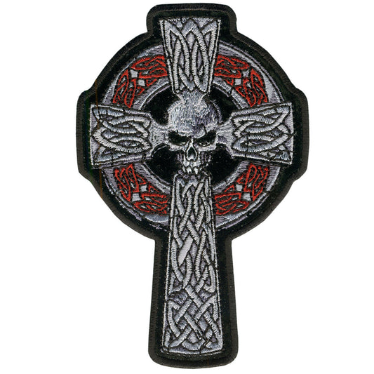 Hot Leathers Celtic Cross 7" x 11" Patch