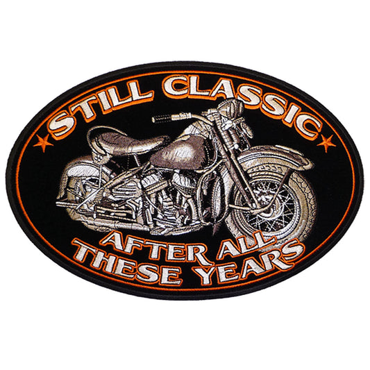 Hot Leathers Classic Bike Oval 5" x 3" Patch