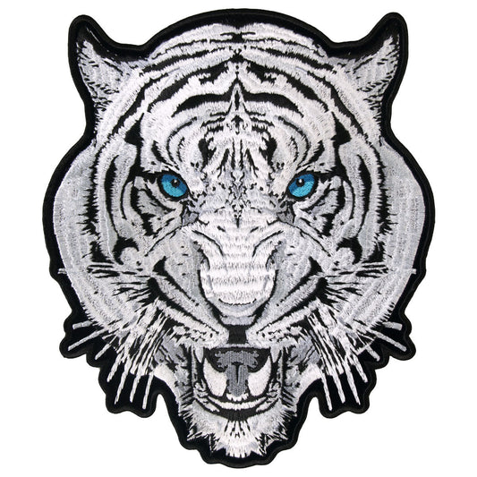 Hot Leathers PPA6917 White Tiger 8" x 9" Patch