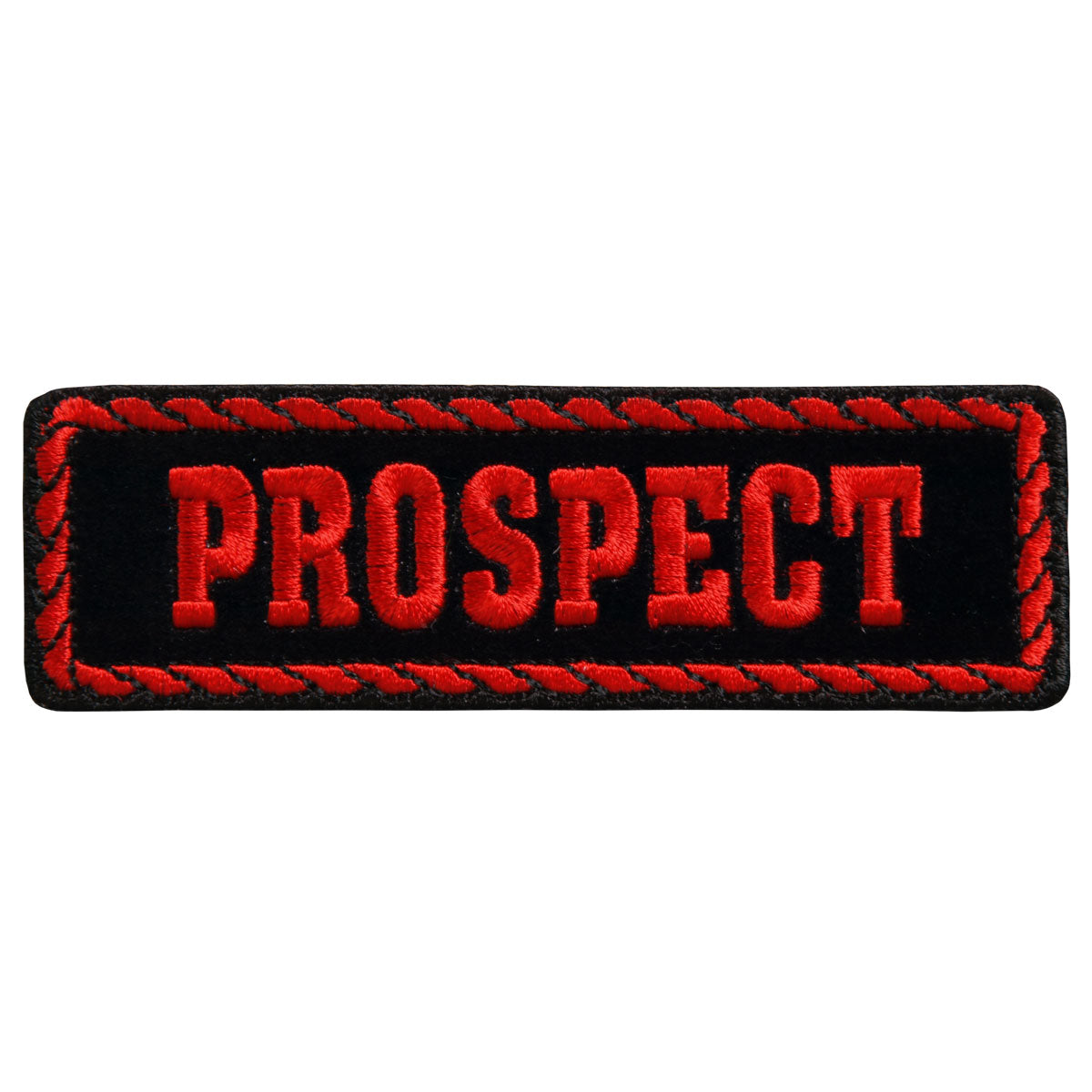 Hot Leathers Red Officer Prospect 4" x 1" Patch