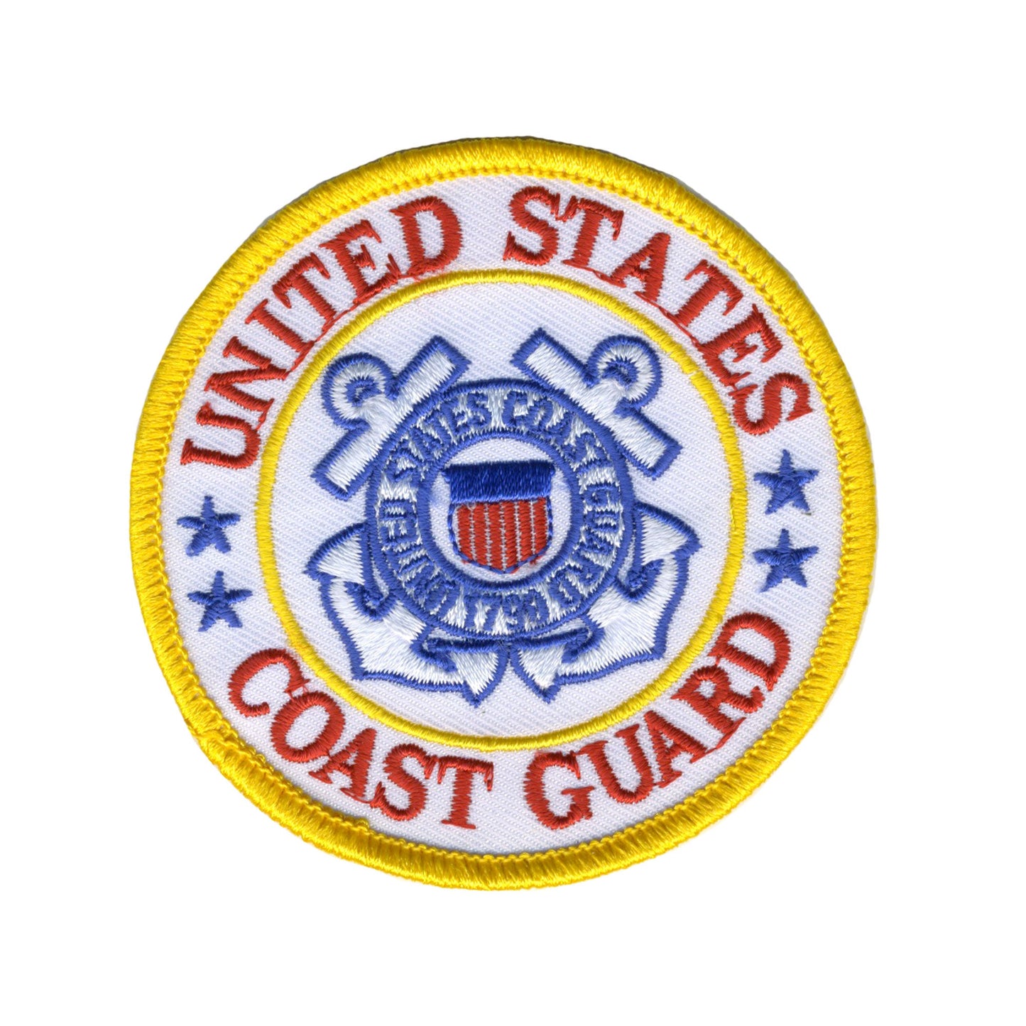 Hot Leathers Coast Guard Logo Military 3" x 3" Patch