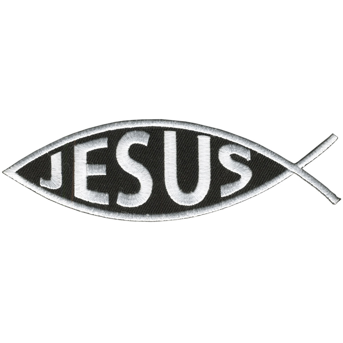 Hot Leathers PPL9077 Jesus Inside Fish 5" x 2" Patch