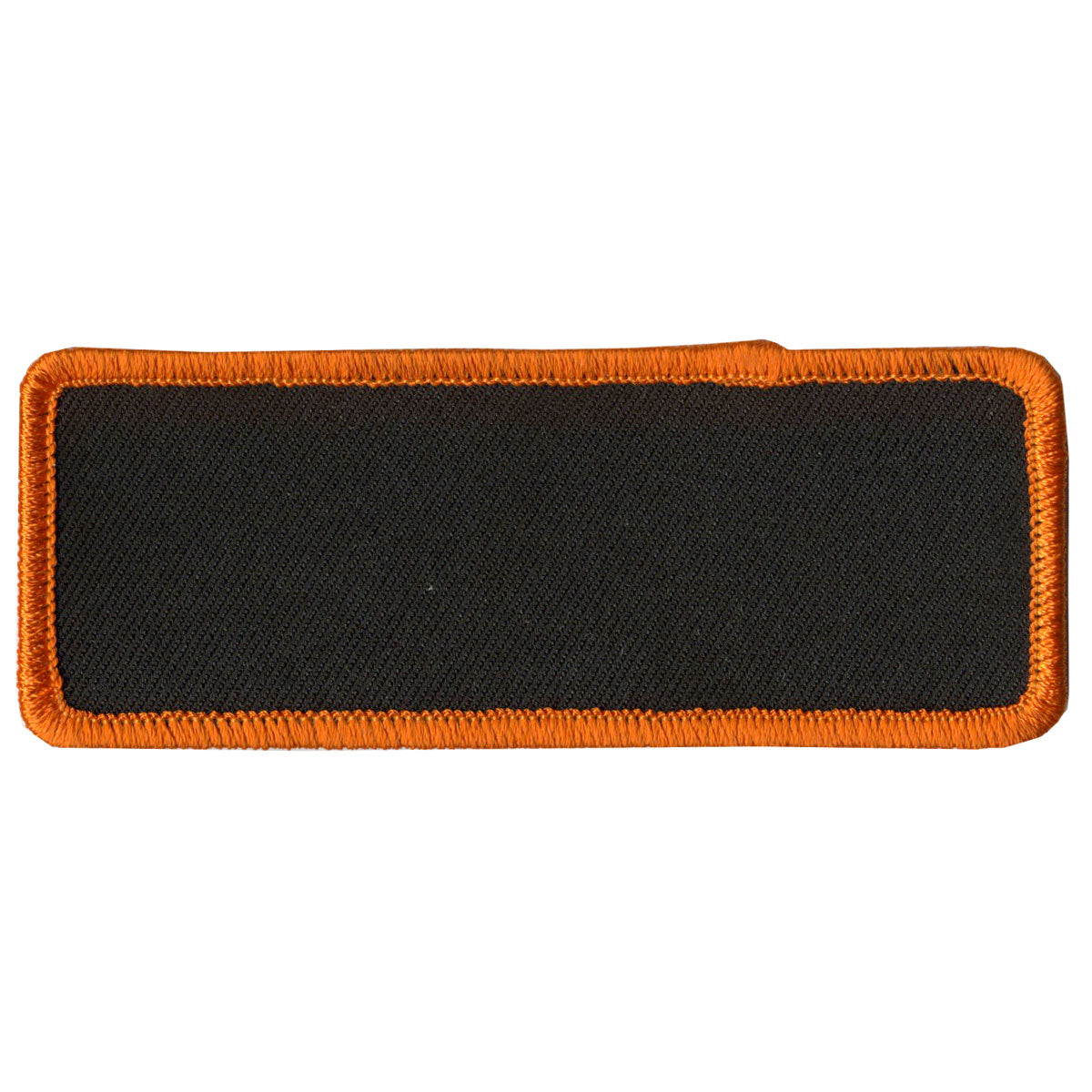 Hot Leathers Blank w/ Orange Trim 4" x 1.5" Patch