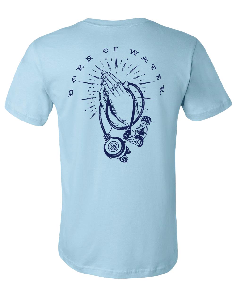 Diver Regulator Prayer Hands T-Shirt