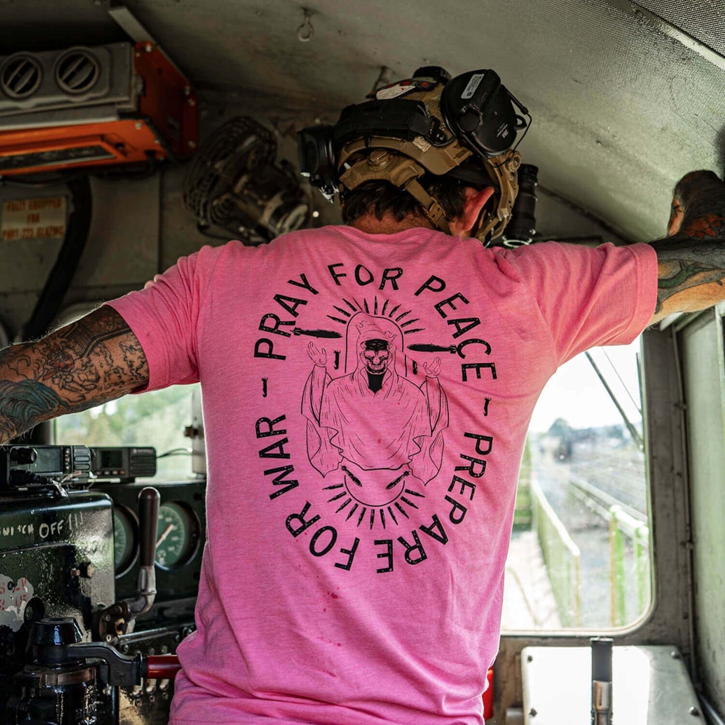 Pray For Peace. Prepare For War. Men's T-Shirt