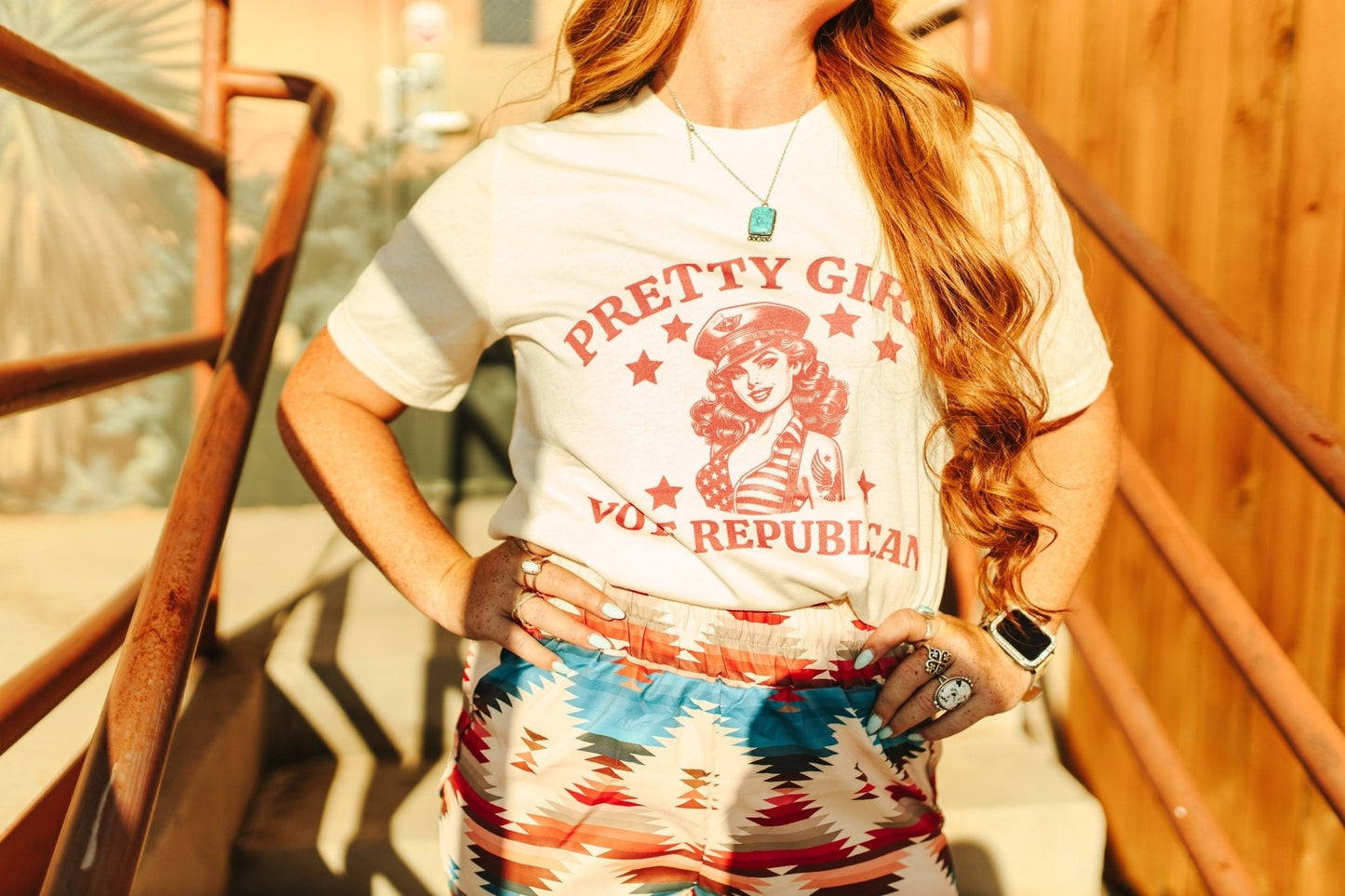 Pretty Girls Vote Republican Graphic Tee