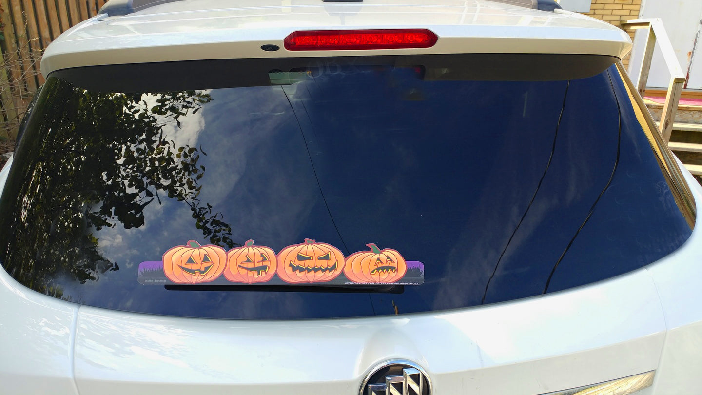 Jack O Lantern Pumpkin WiperTags