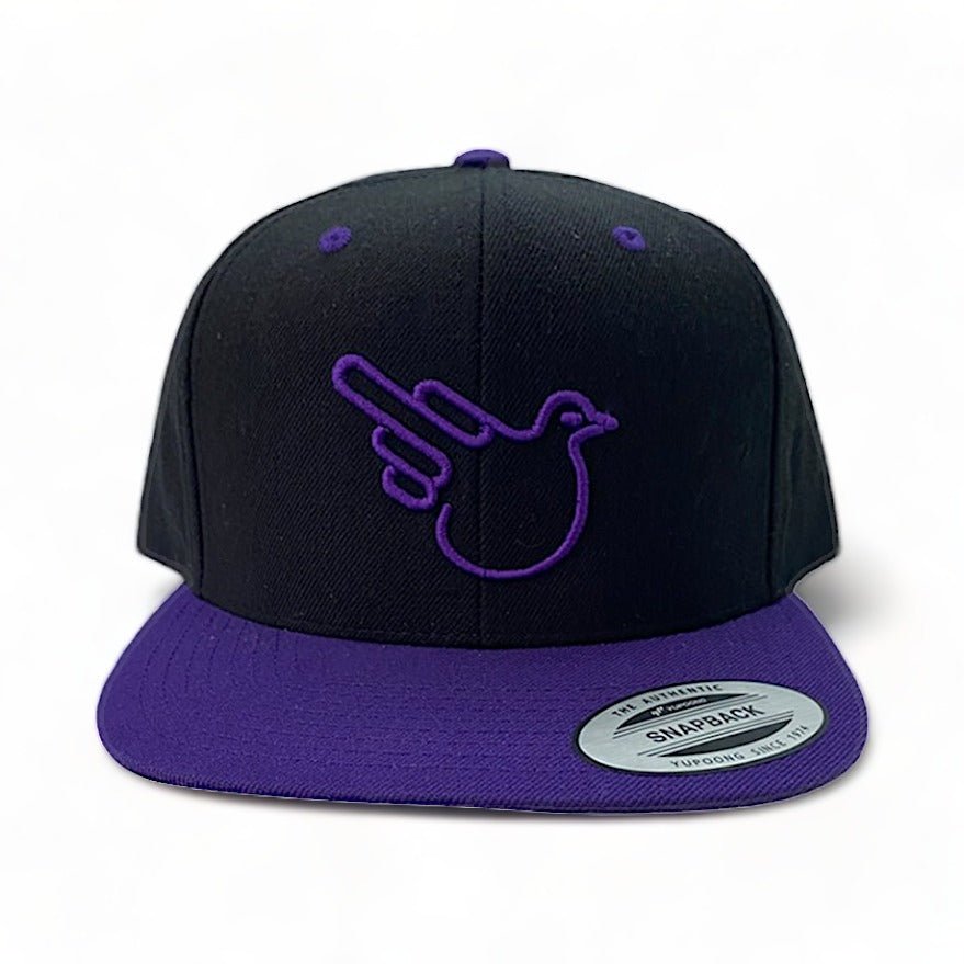 Purple Rain Flat Brim Hat