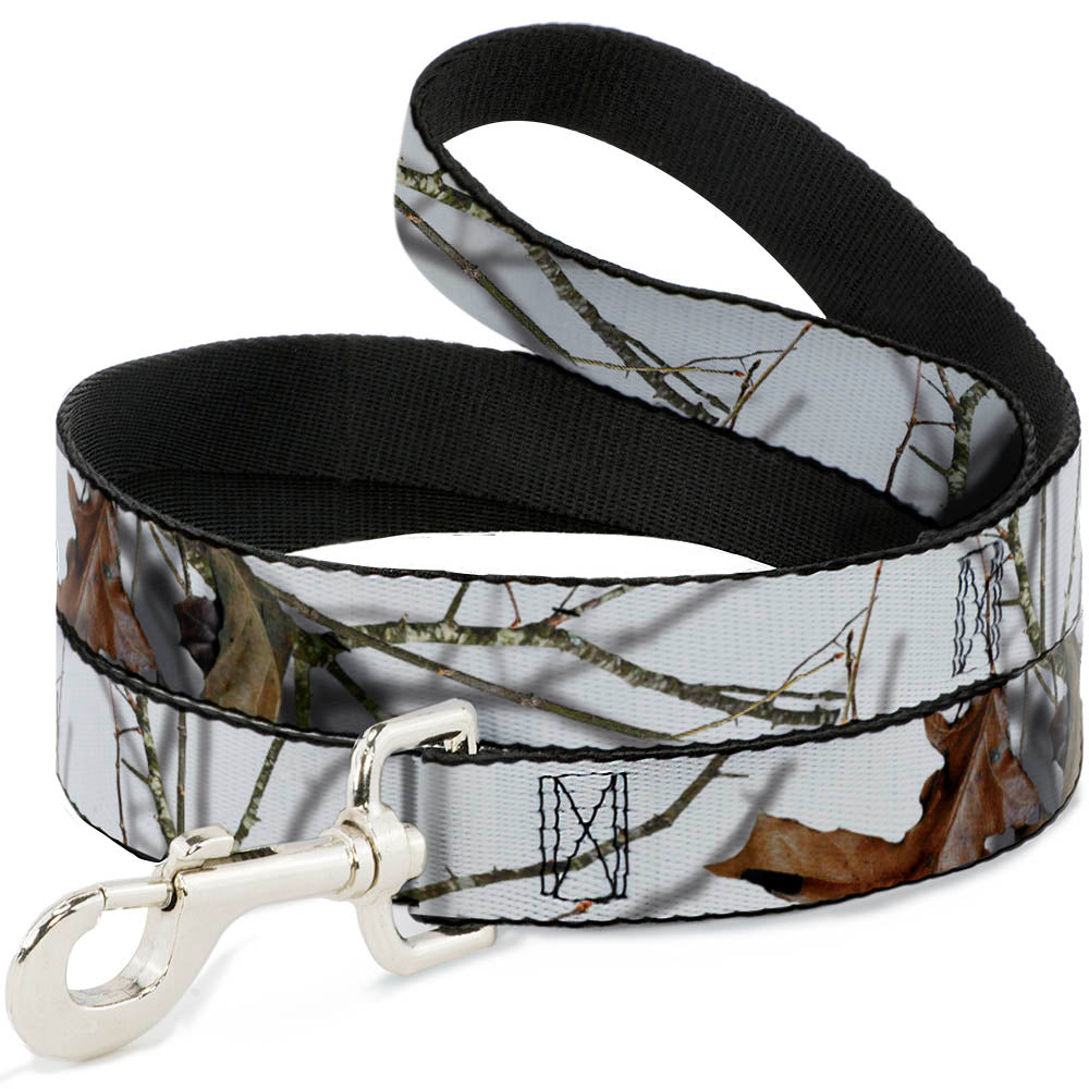 Dog Leash - Mossy Oak Country Roots Snowdrift Camo White