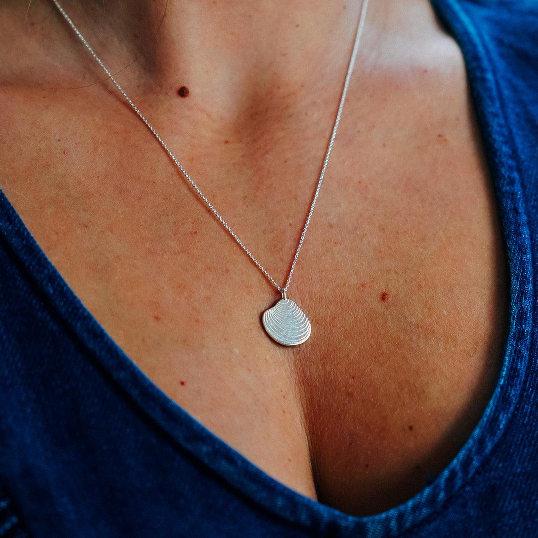 Quahog Shell Necklace