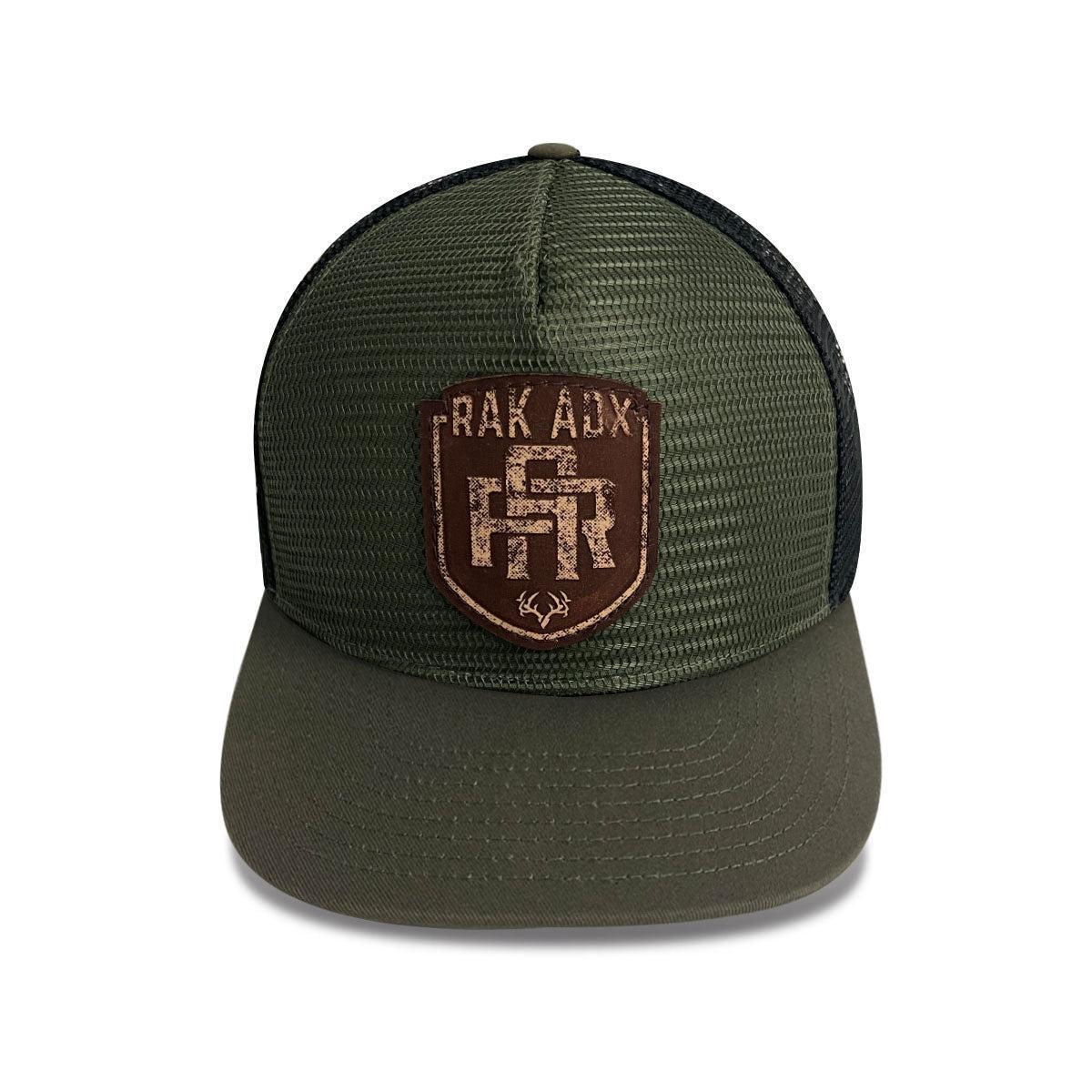 RA Branded Leather Mesh Hat